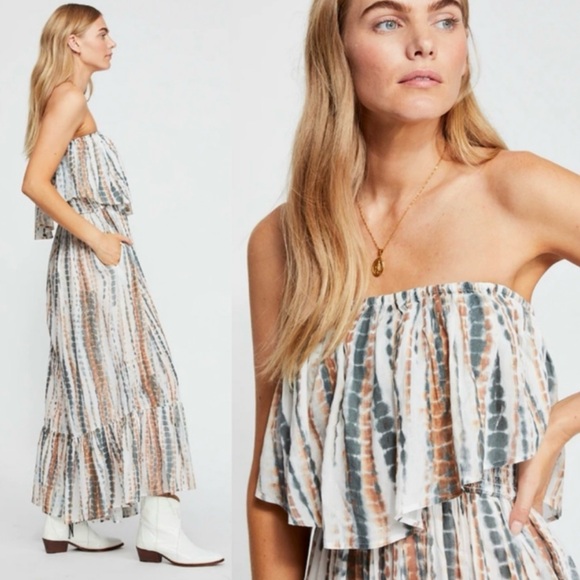 Free People Pants - Free People Summer Vibes Tie Dye Jumpsuit Sz M